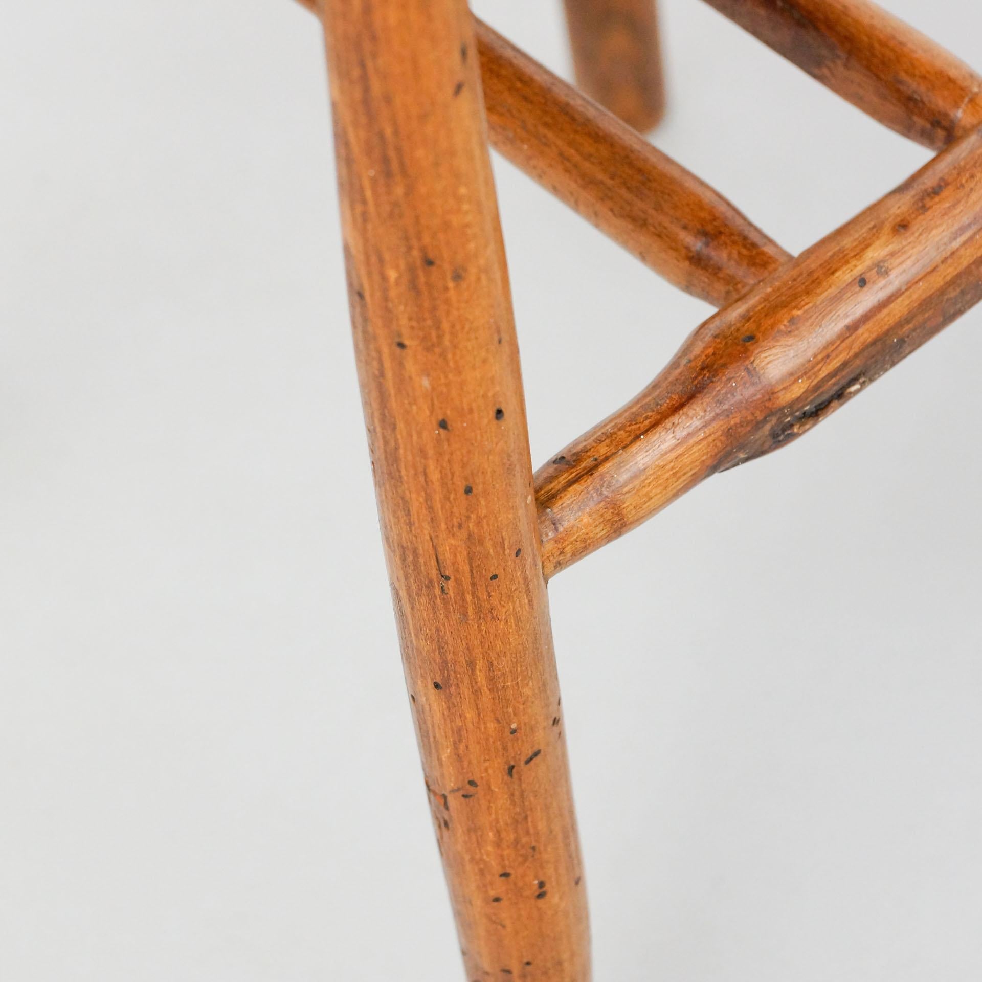 Rustic French Bentwood Chair in the Style of Thonet, circa 1940 6