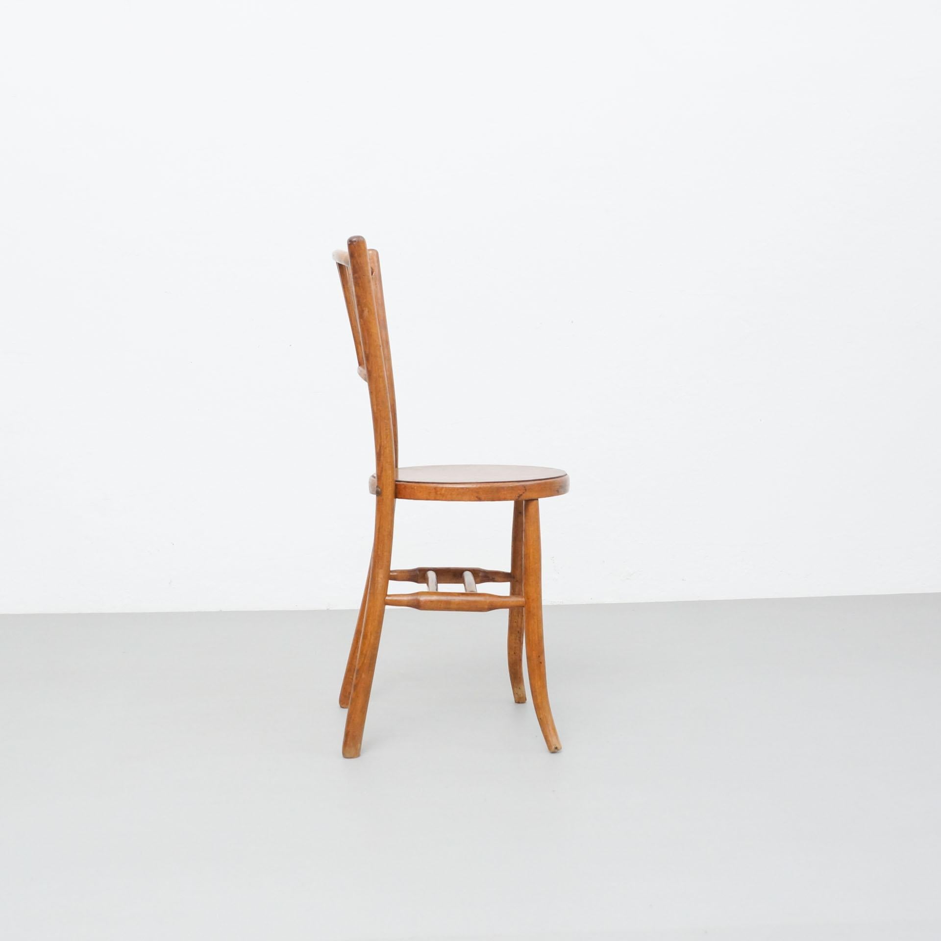 Rustic French Bentwood Chair in the Style of Thonet, circa 1940 2
