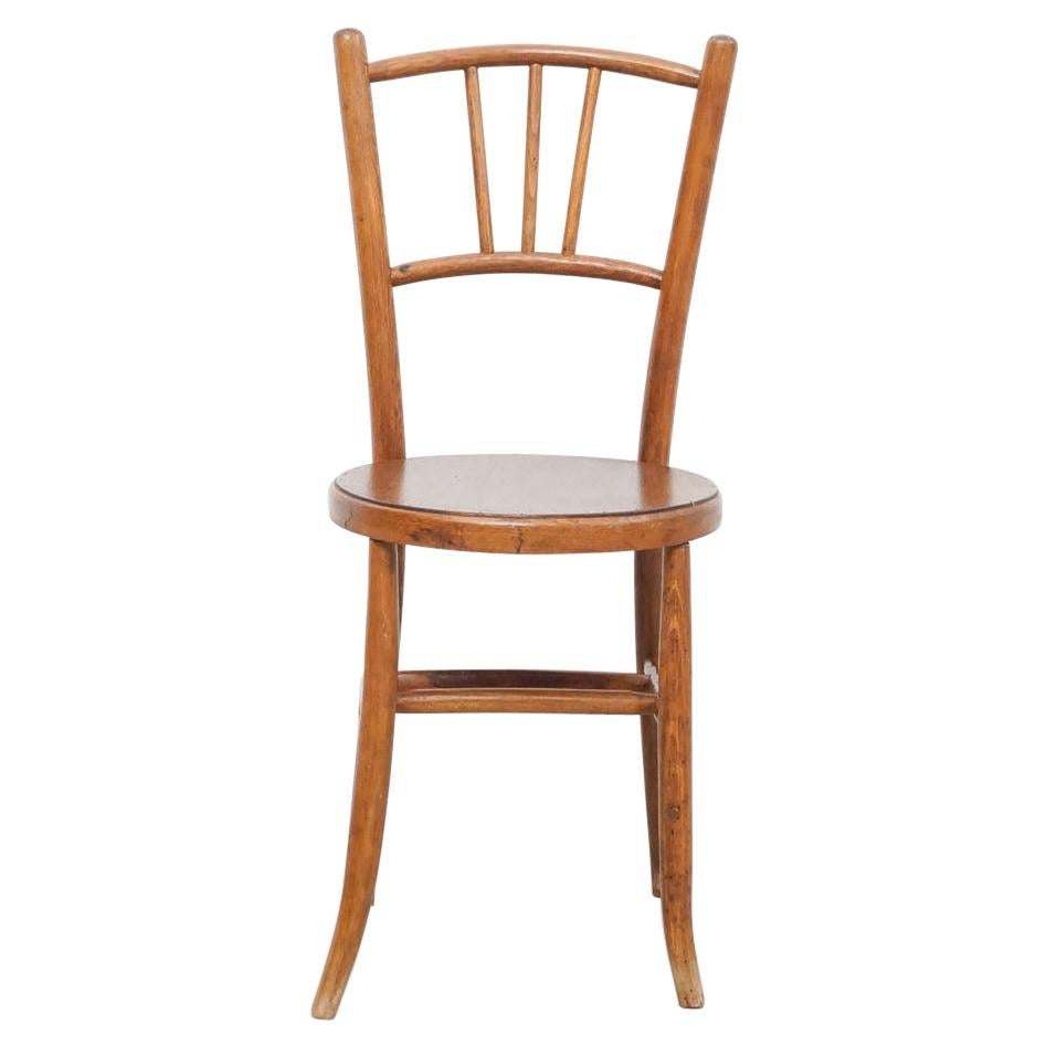 Rustic French Bentwood Chair in the Style of Thonet, circa 1940