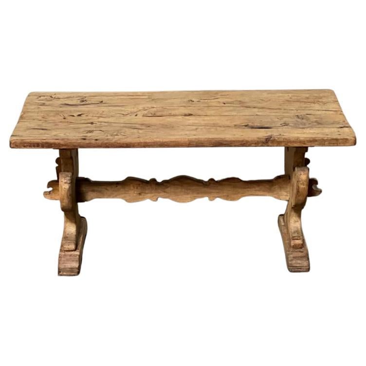Rustic French Bleached Oak Coffee Table