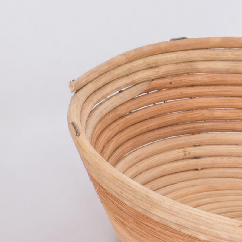 Rustic French Bread-Proofing Baskets, Set of Five In Good Condition In High Point, NC