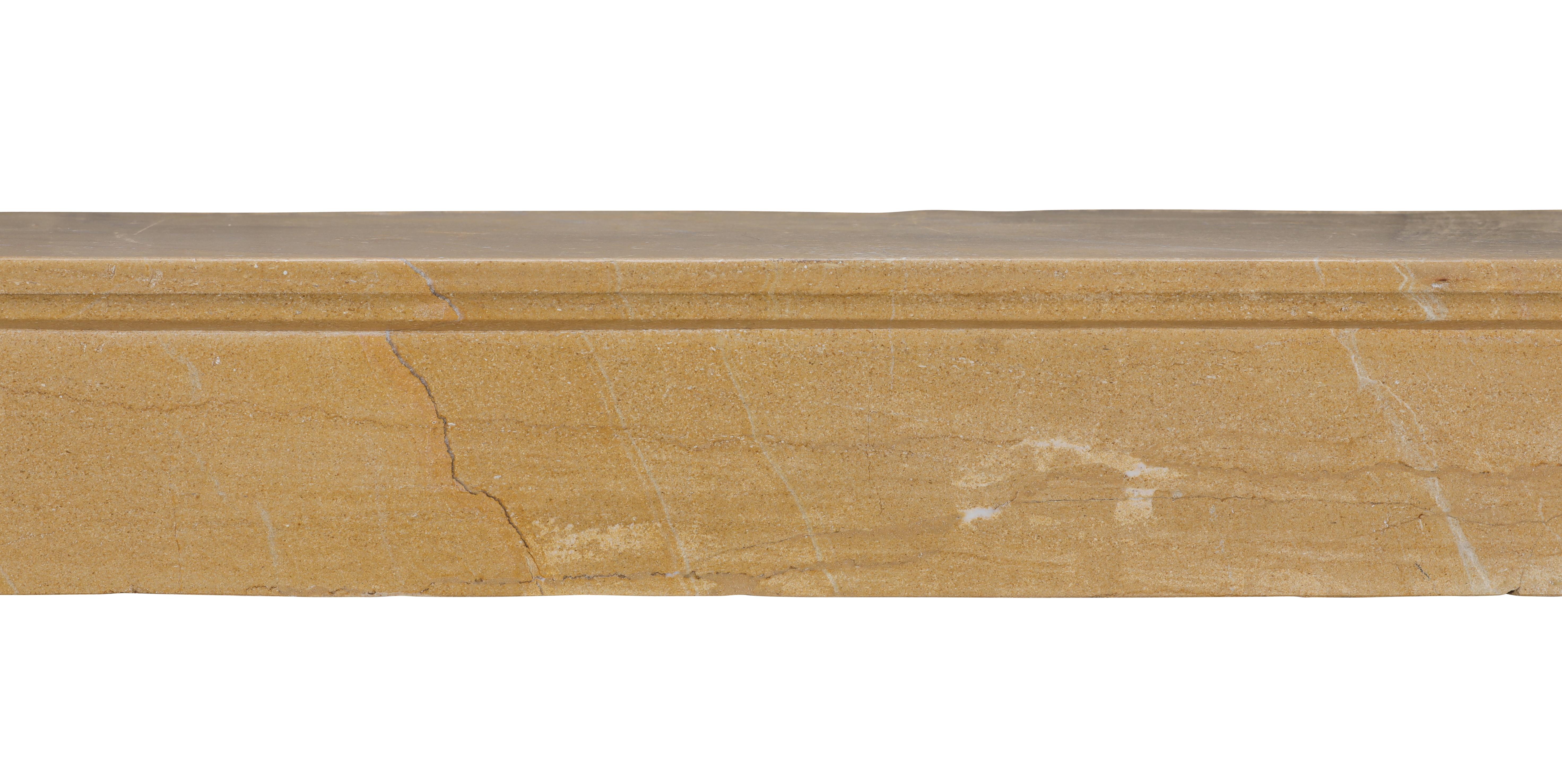 Stone Rustic French Burgundy Limestone Fireplace Mantel – Timeless Natural Elegance For Sale
