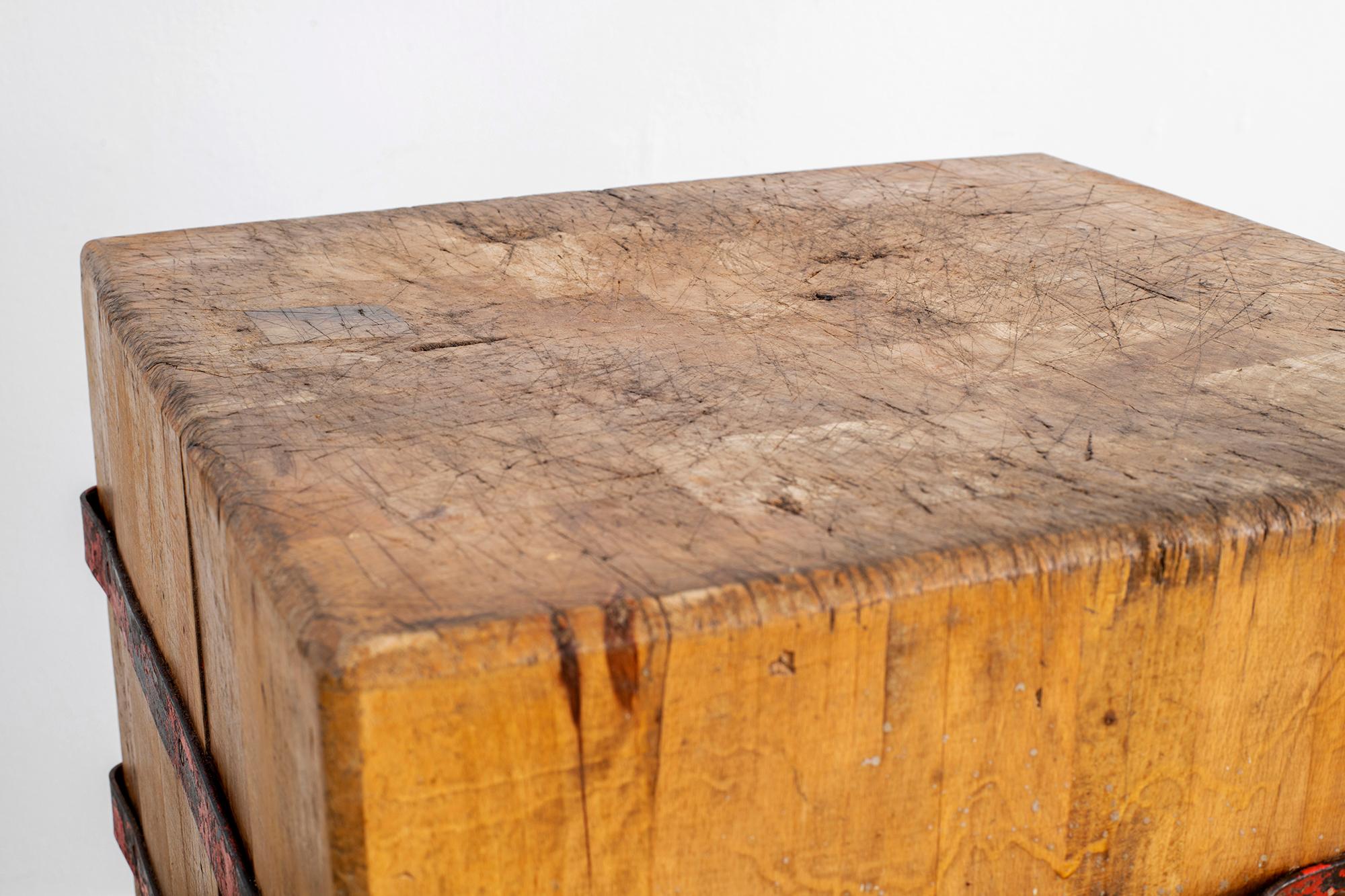 Rustic French Butcher Block 4