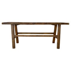 Antique Rustic French Console / Sofa Table
