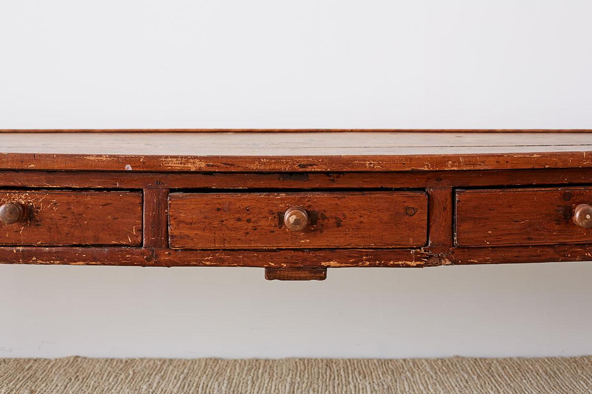 Rustic French Country Farmhouse Display Table or Console 3