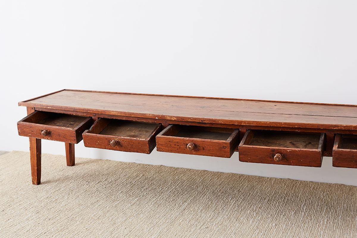 Rustic French Country Farmhouse Display Table or Console 4