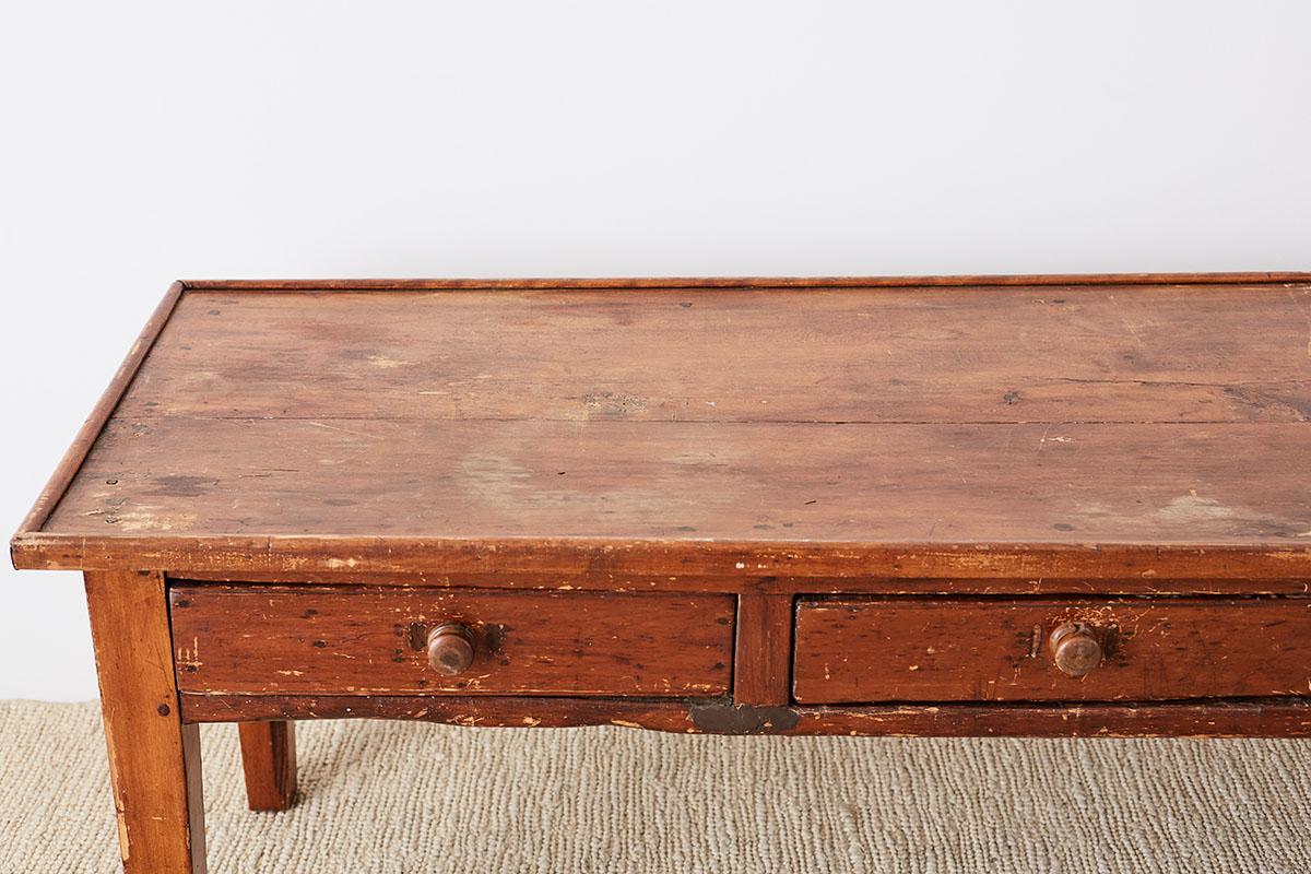 Rustic French Country Farmhouse Display Table or Console 11