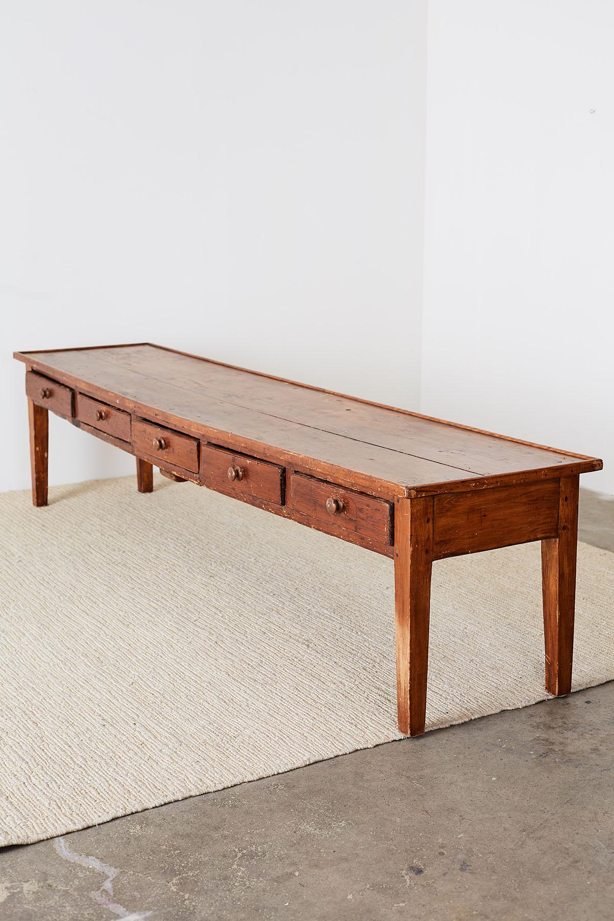 vintage french farmhouse table