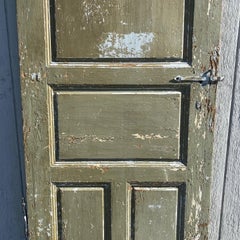 Rustic French Early 19th Century Carved and Signed Door