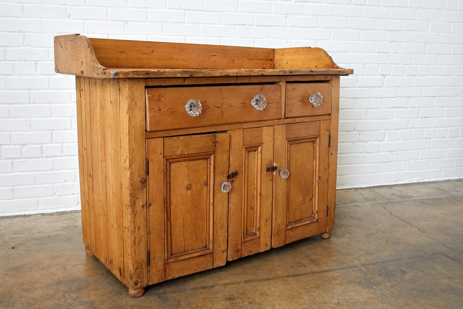 rustic washstand