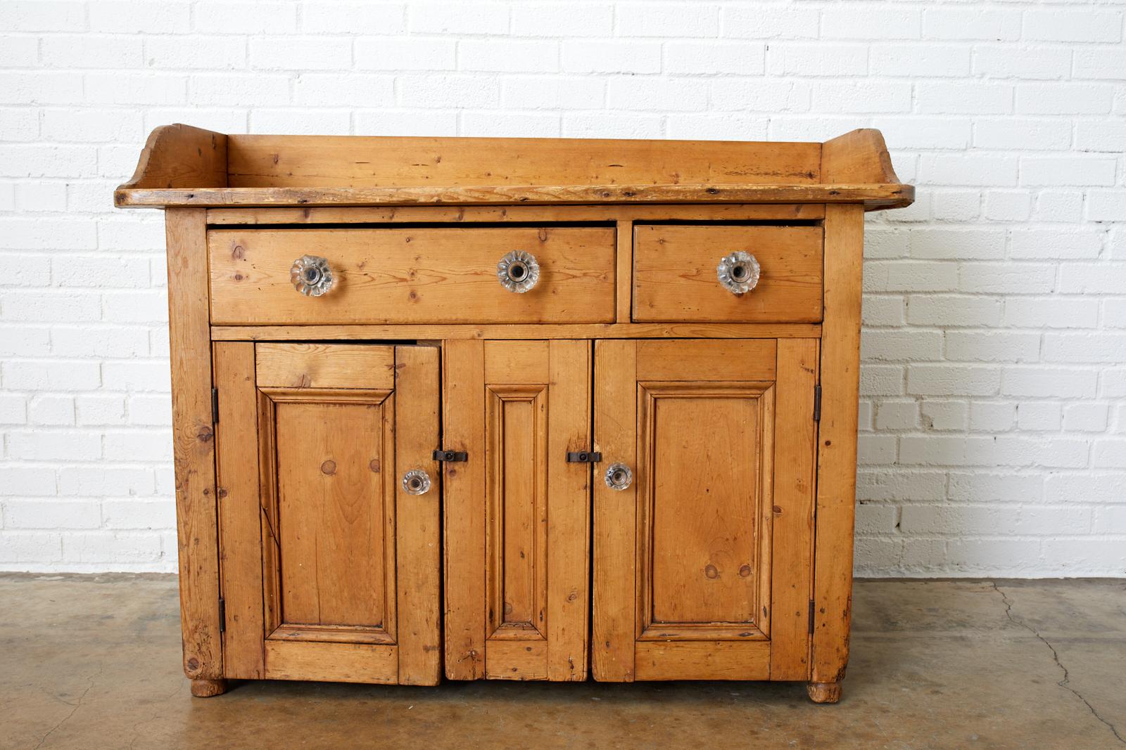 rustic french cabinet