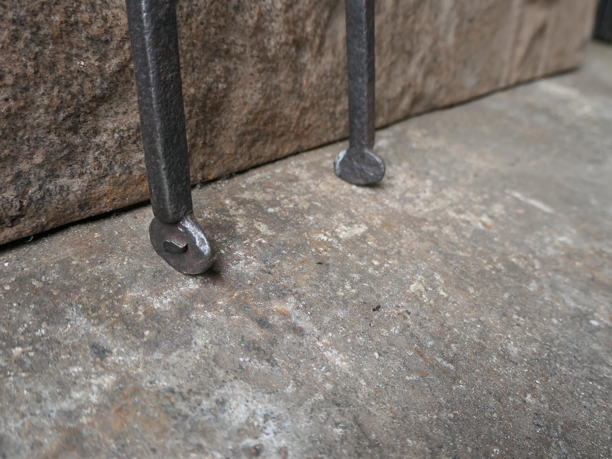 Rustic French Fireplace Tools, 17th-18th Century 5