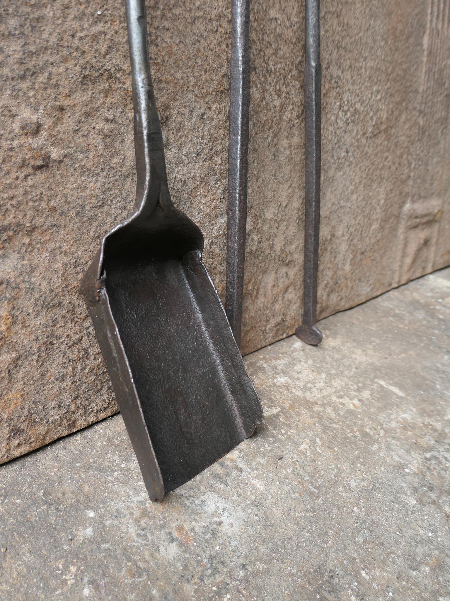 Rustic French Fireplace Tools, 17th-18th Century 1