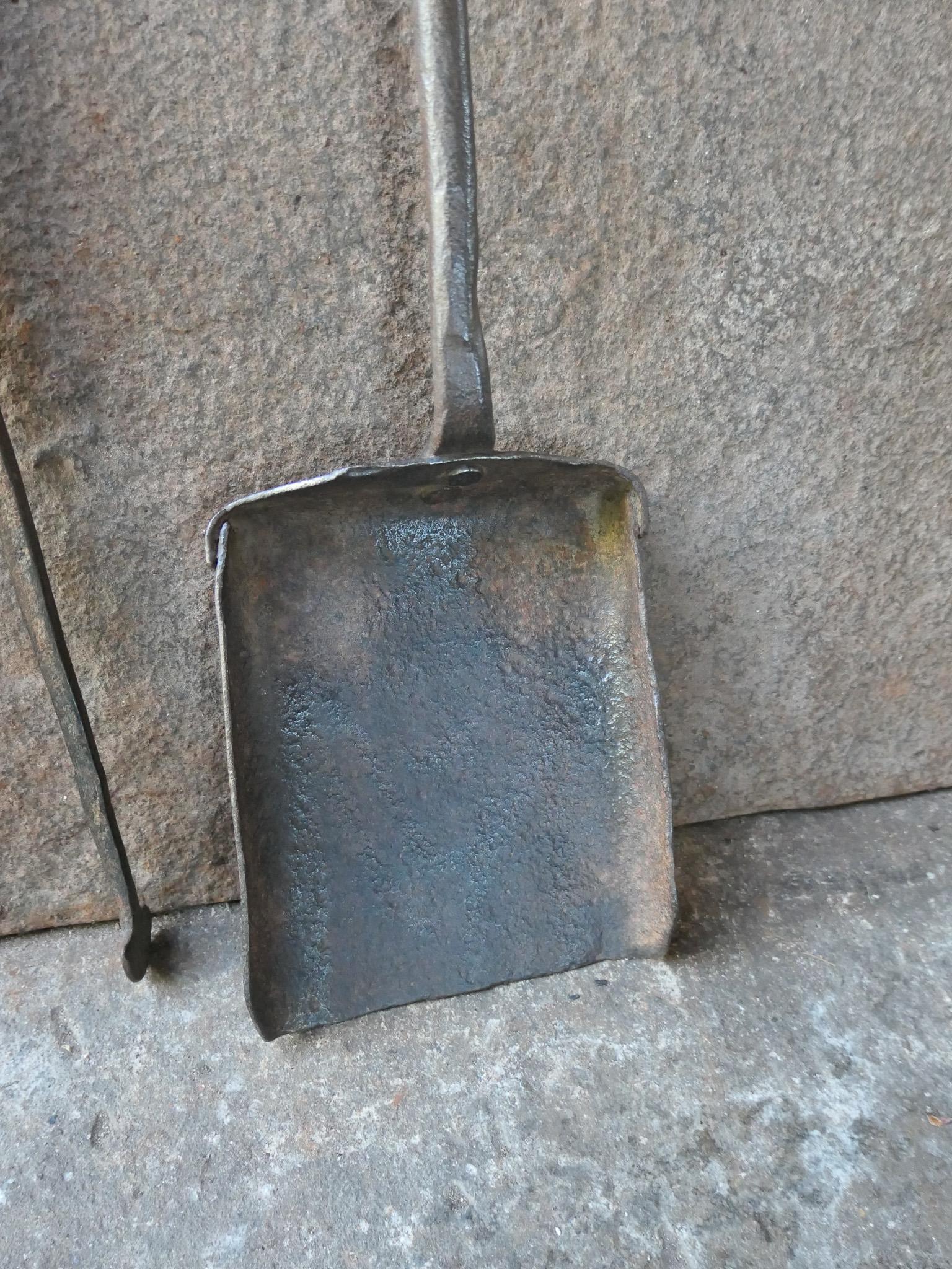 Rustic French Fireplace Tools, 18th-19th Century, Louis XV Period For Sale 2