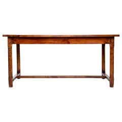 Antique Rustic French Fruitwood Farmhouse Table