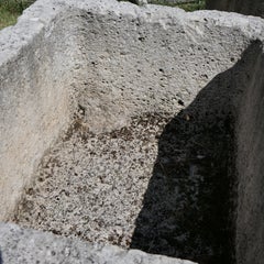 Rustic French Garden Planter or Trough in Natural Stone with a Superb Patina