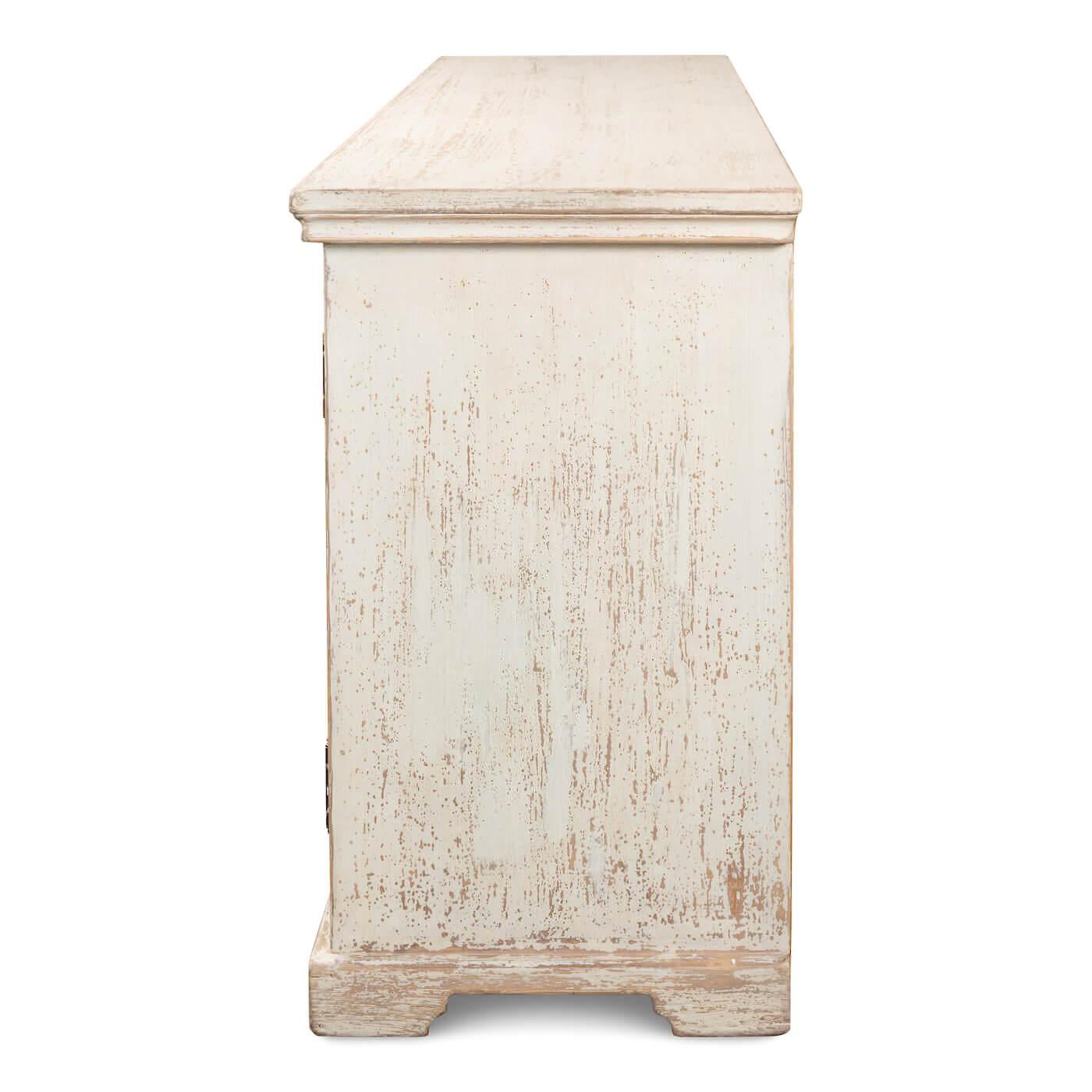 Rustic French Gothic Cabinet For Sale 1