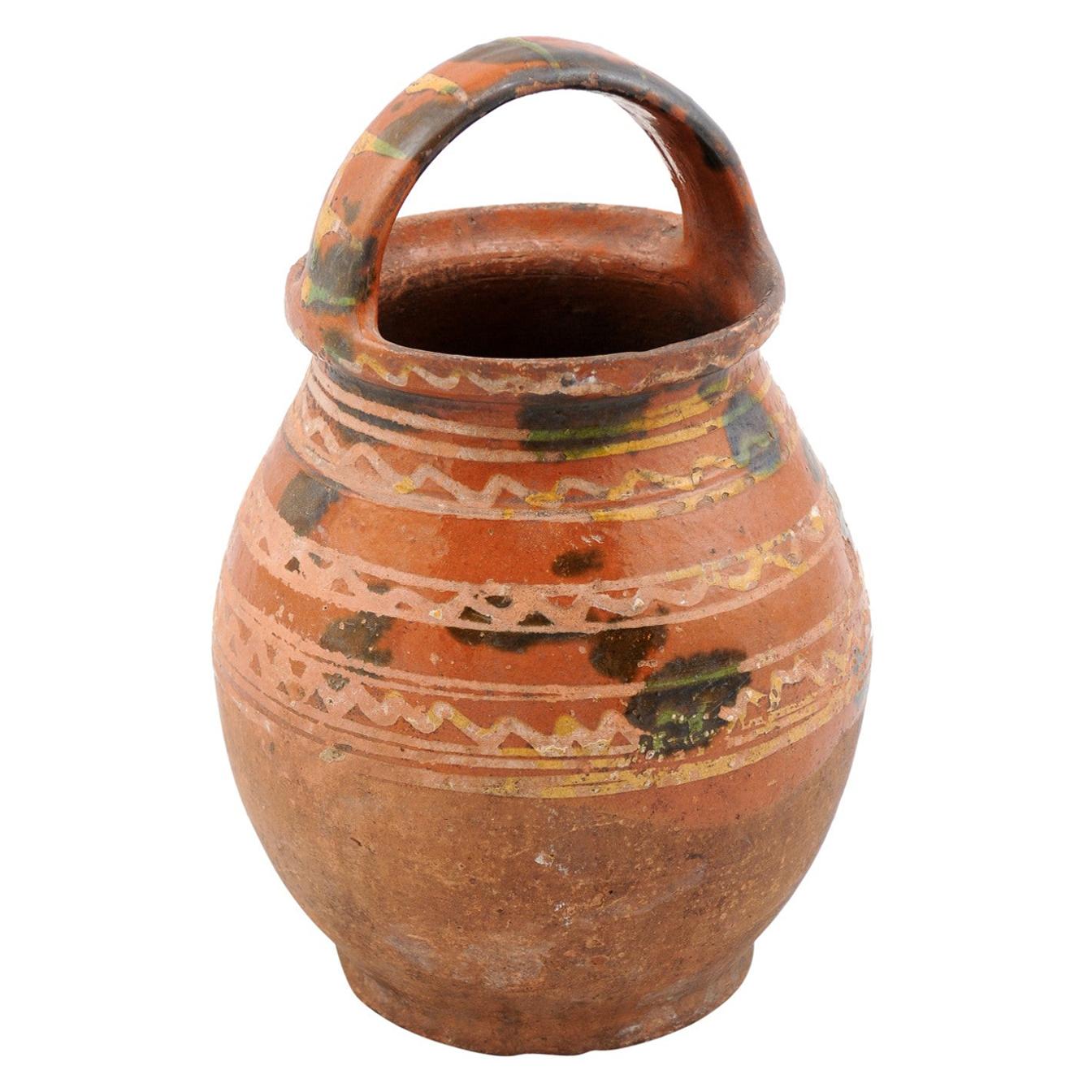 Nic Collins Large Studio Pottery Stoneware Jug, 20th Century at 1stDibs