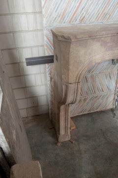 Rustic French Louis XV Fireplace