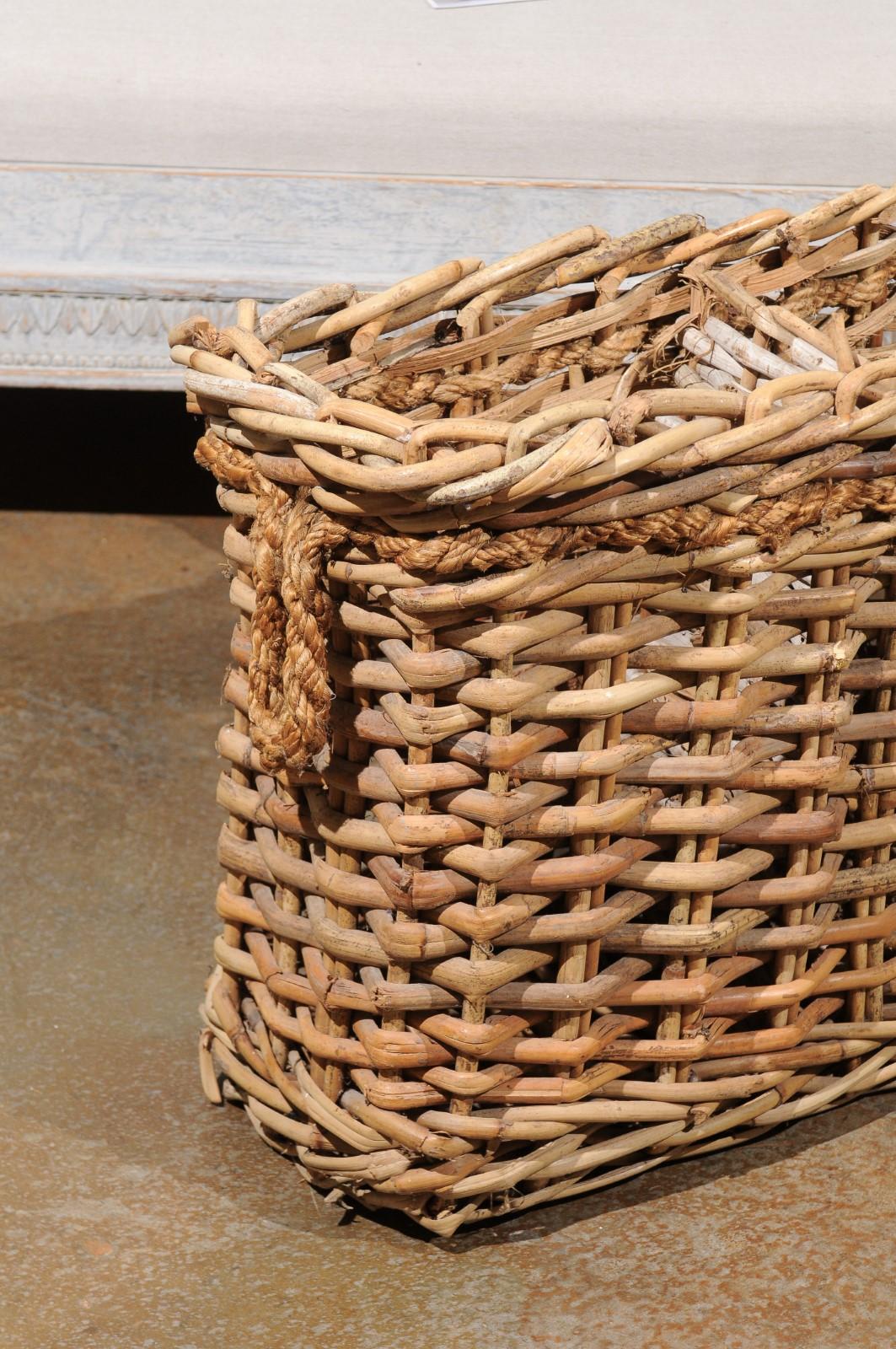 long narrow basket