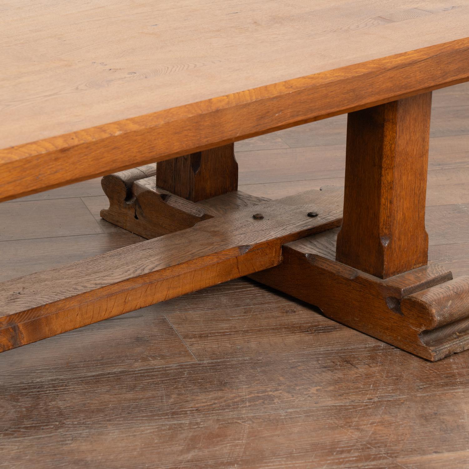 Rustic French Oak Coffee Table, circa 1950 For Sale 2