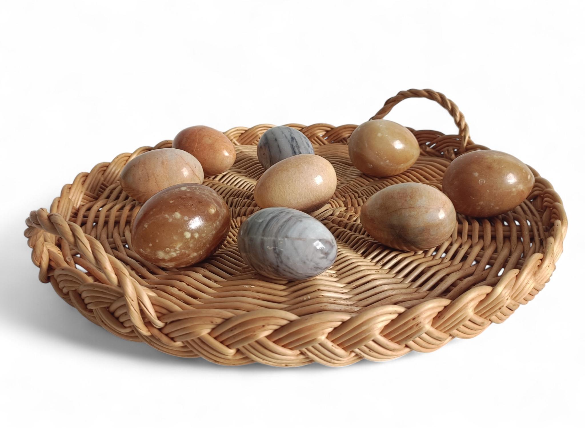 Vassoio rustico in vimini con manico rotondo della Provenza francese, Francia in vendita 7