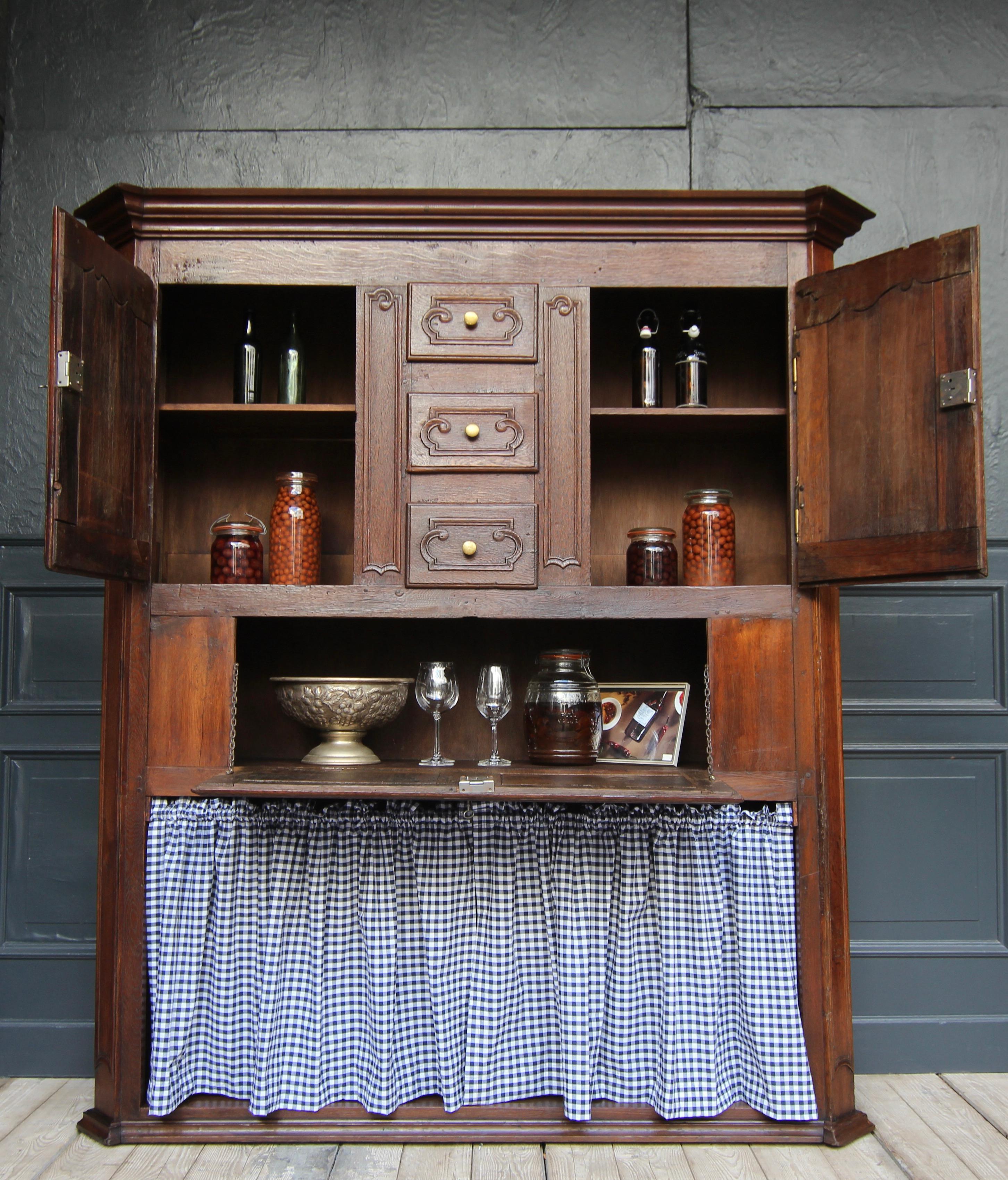 oak pantry cupboard