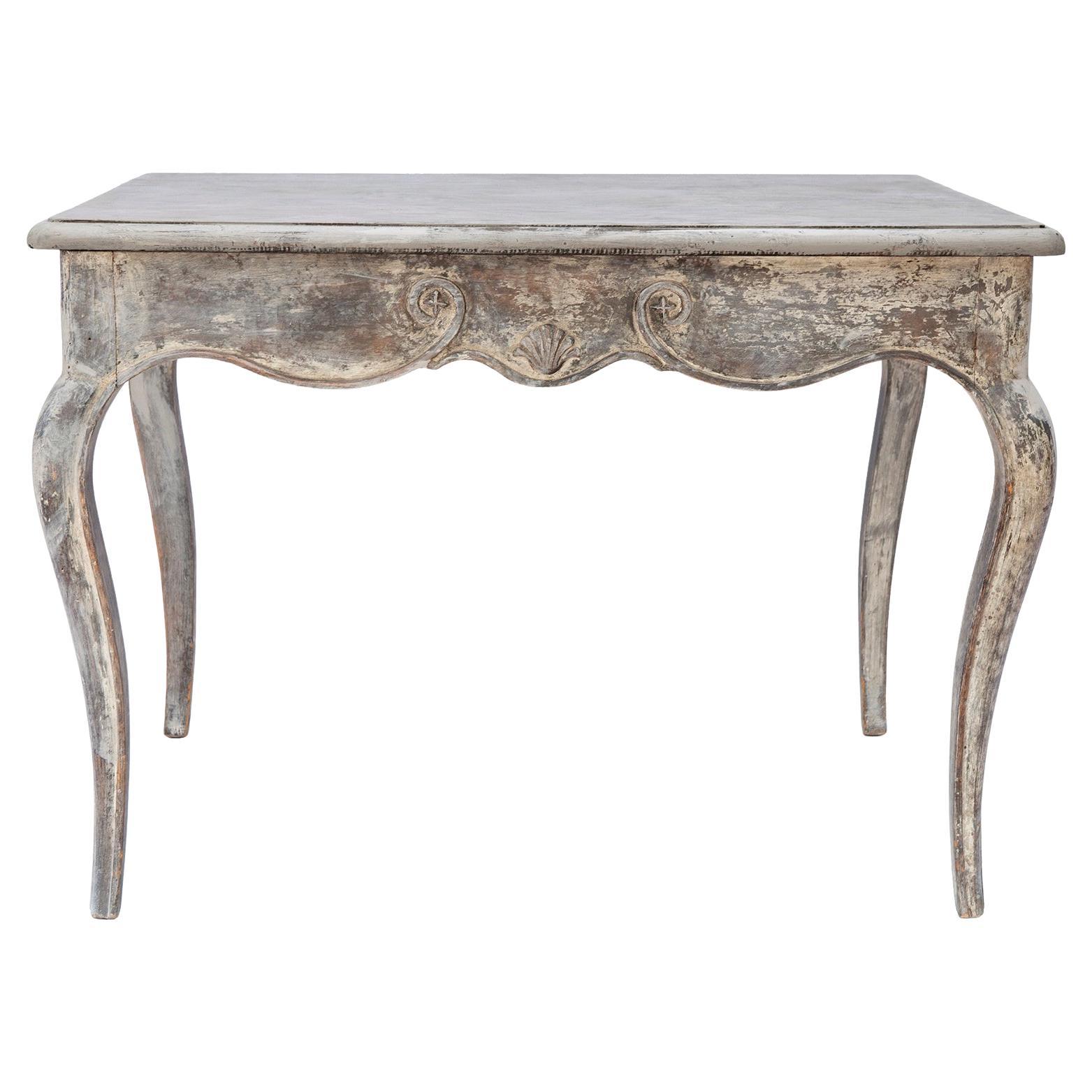 Rustic French Provincial Style Side Table For Sale