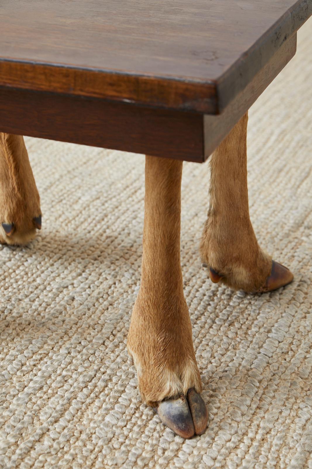 deer leg table