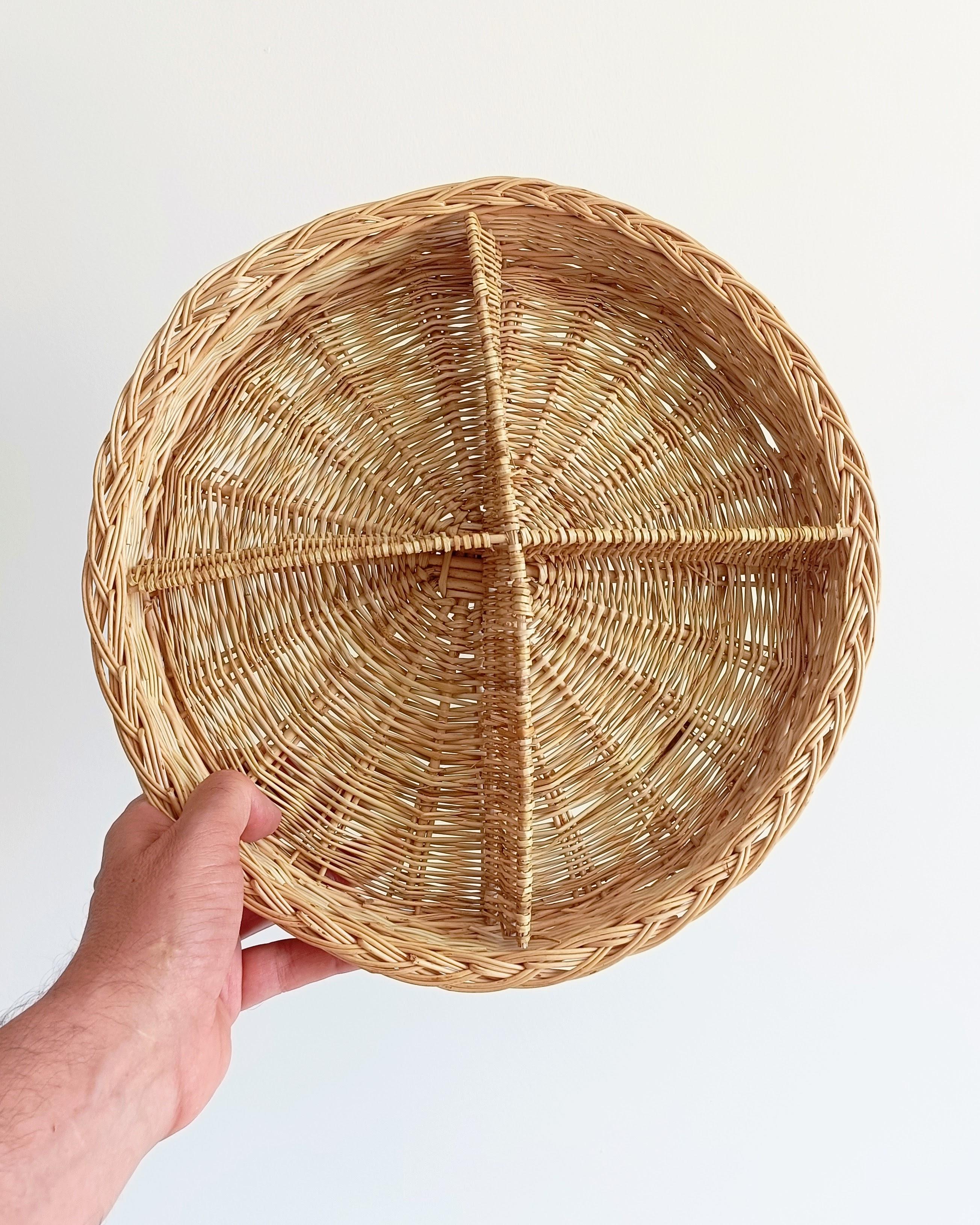 Centrotavola francese rustico in vimini / Vide-Poche - Provenza, XX secolo in vendita 1