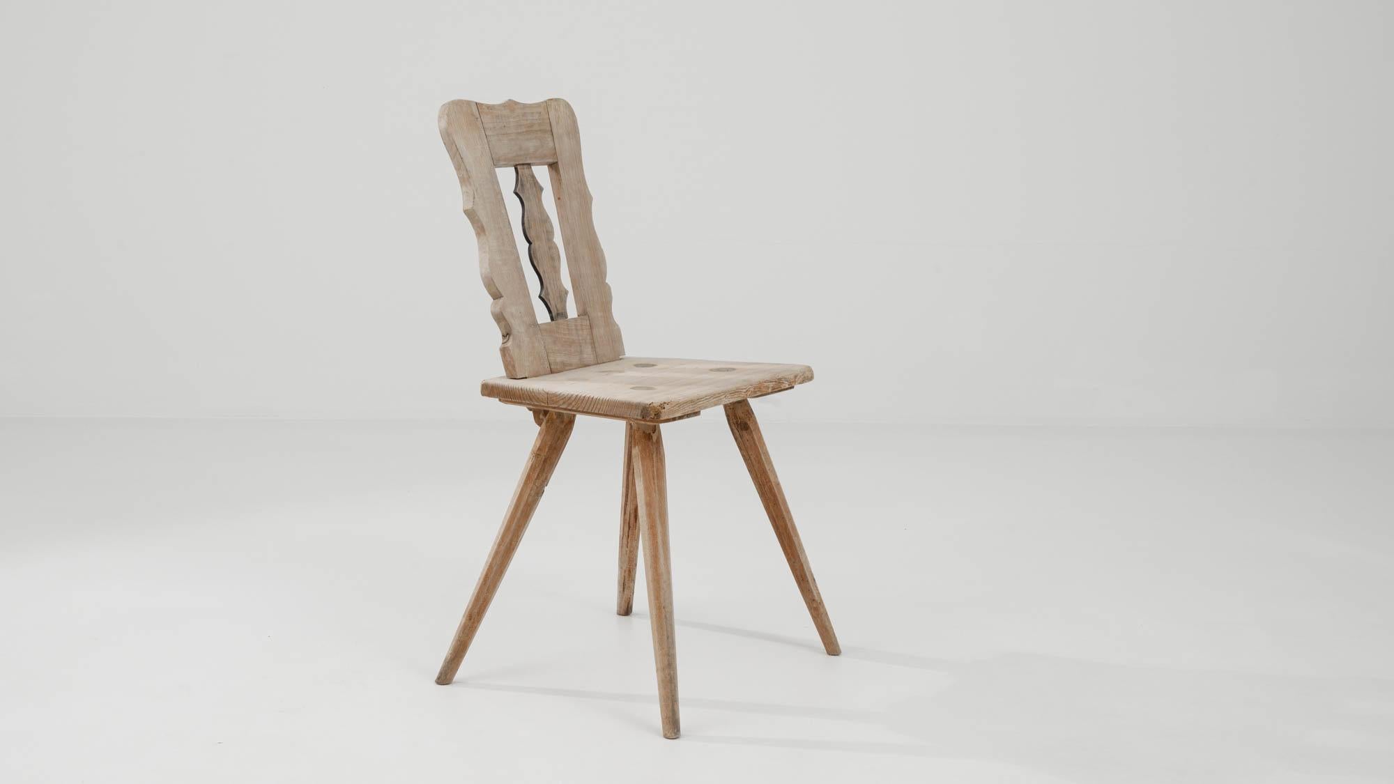 Rustic French Wooden Chair 4