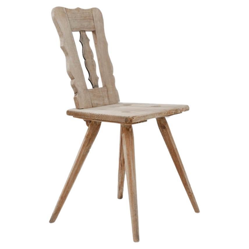 Rustic French Wooden Chair