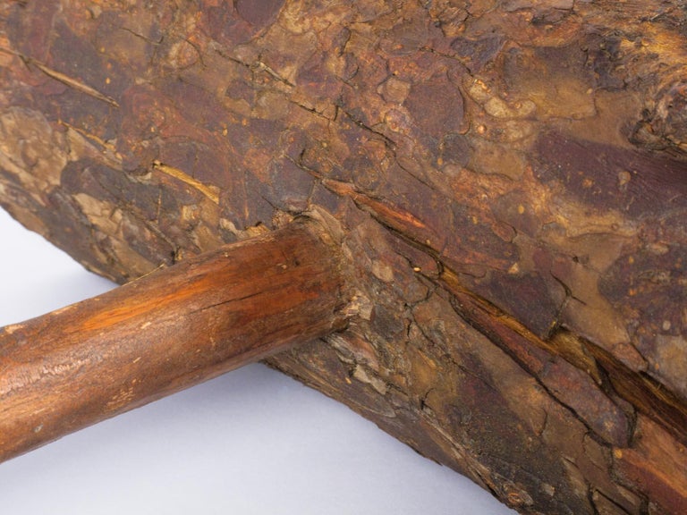 Rustic French Wooden Sledgehammer, Early 1900s at 1stDibs