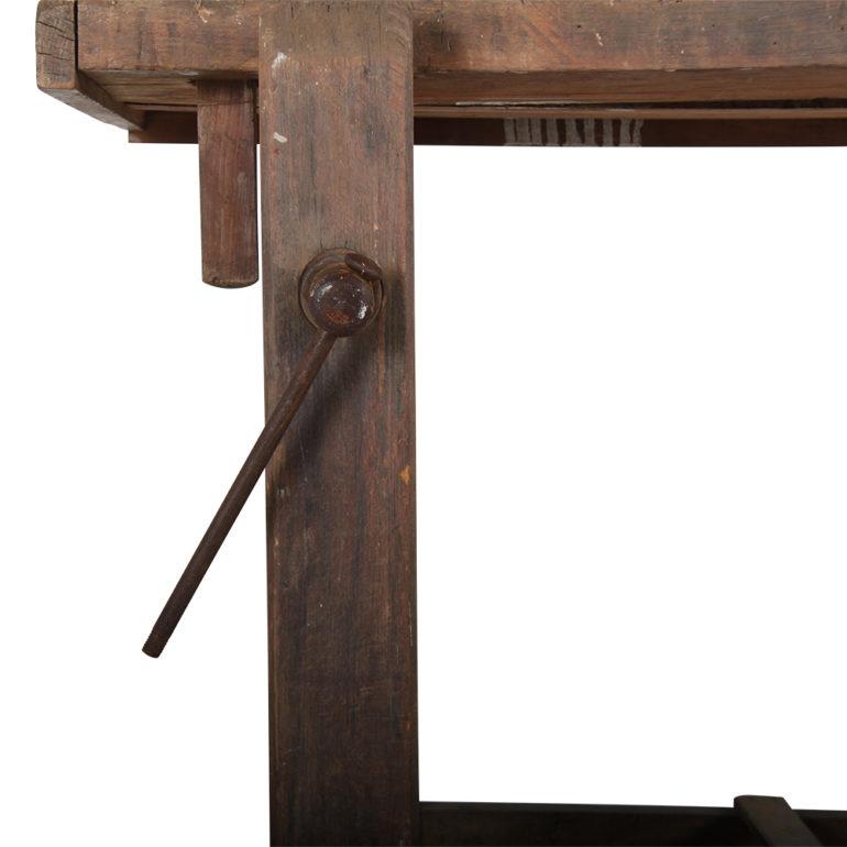 Rustic French Work Bench In Good Condition In Vancouver, British Columbia