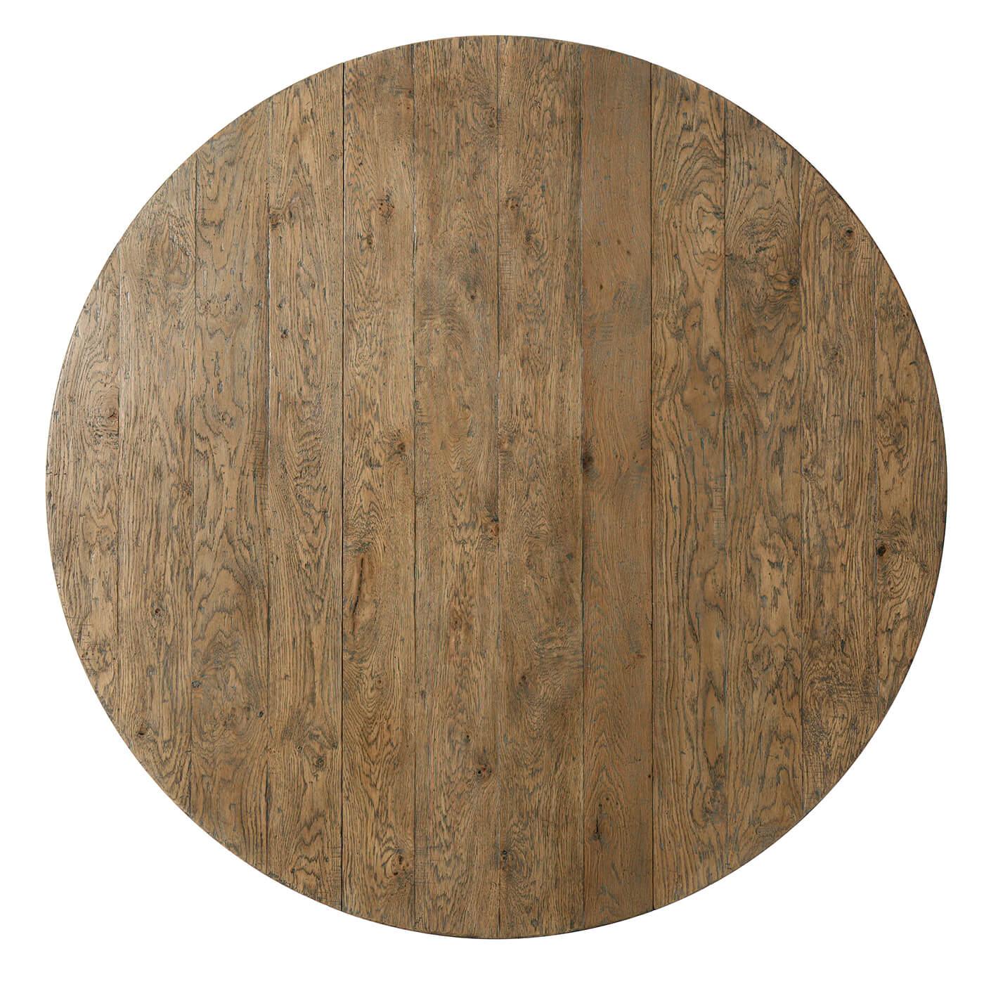 Antique style rustic gateleg dining table with a rustic planked oak top in a light echo oak finish on square carved spindle legs joined by a stretcher base.
Dimensions: 62