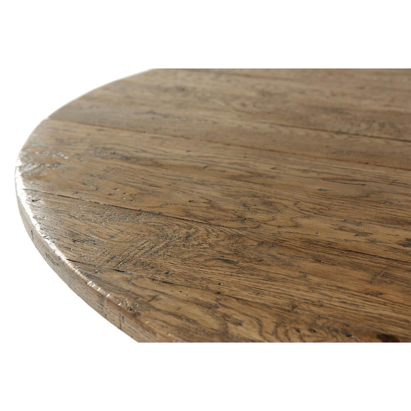 Oak Rustic Gateleg Dining Table