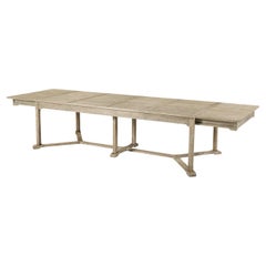 Tavolo da pranzo allungabile rustico in Oak Grayed
