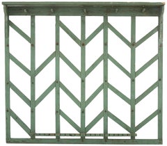 Rustic Green Painted Wall Coat Rack Rustic Green Painted Wall Coat Rack