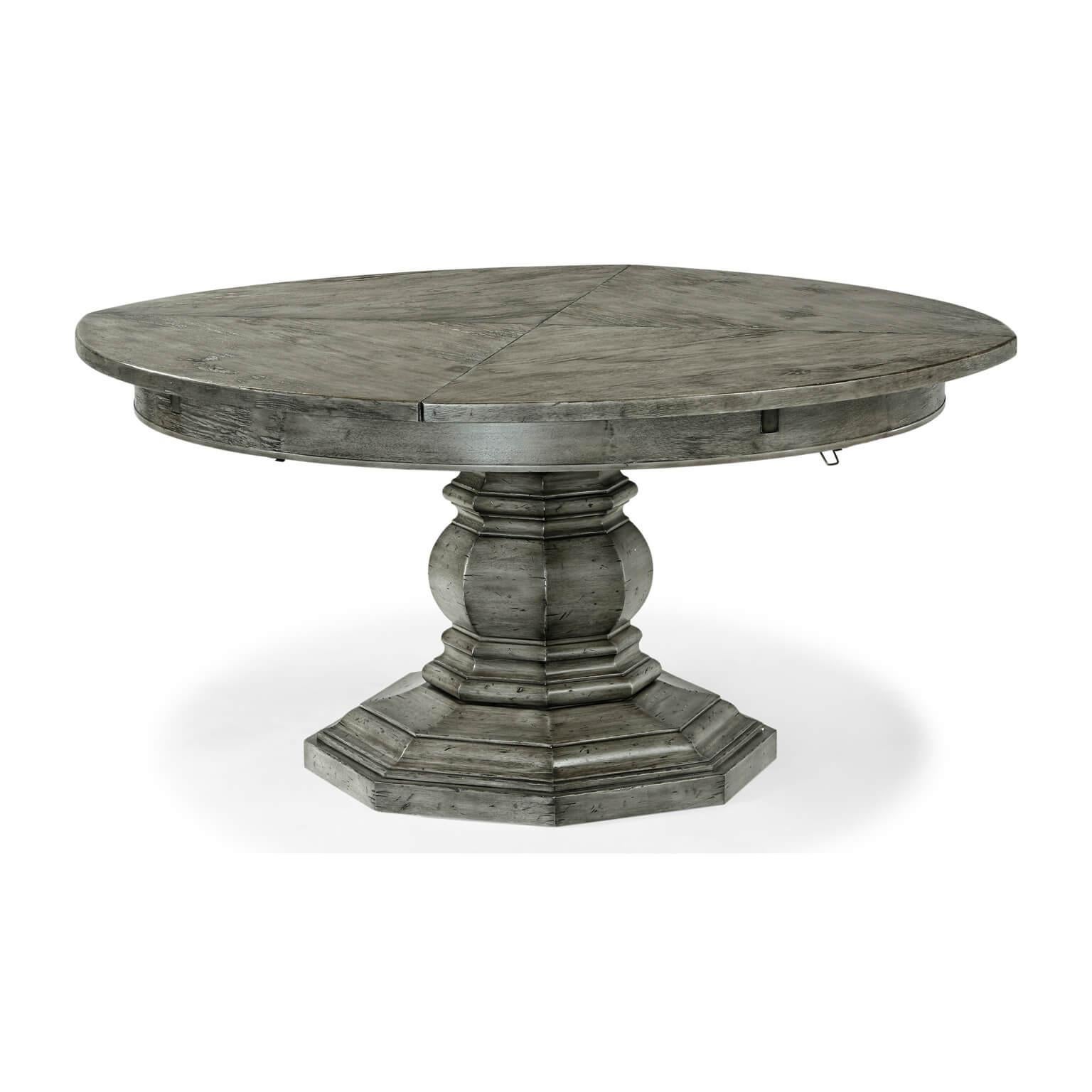 Country Rustic Grey Dining Table