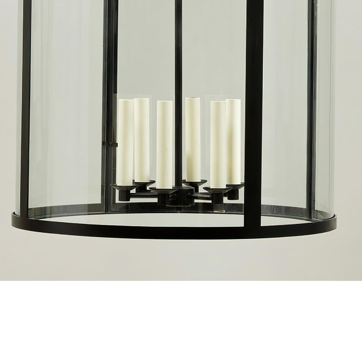 Contemporary Rustic Hall Lantern For Sale