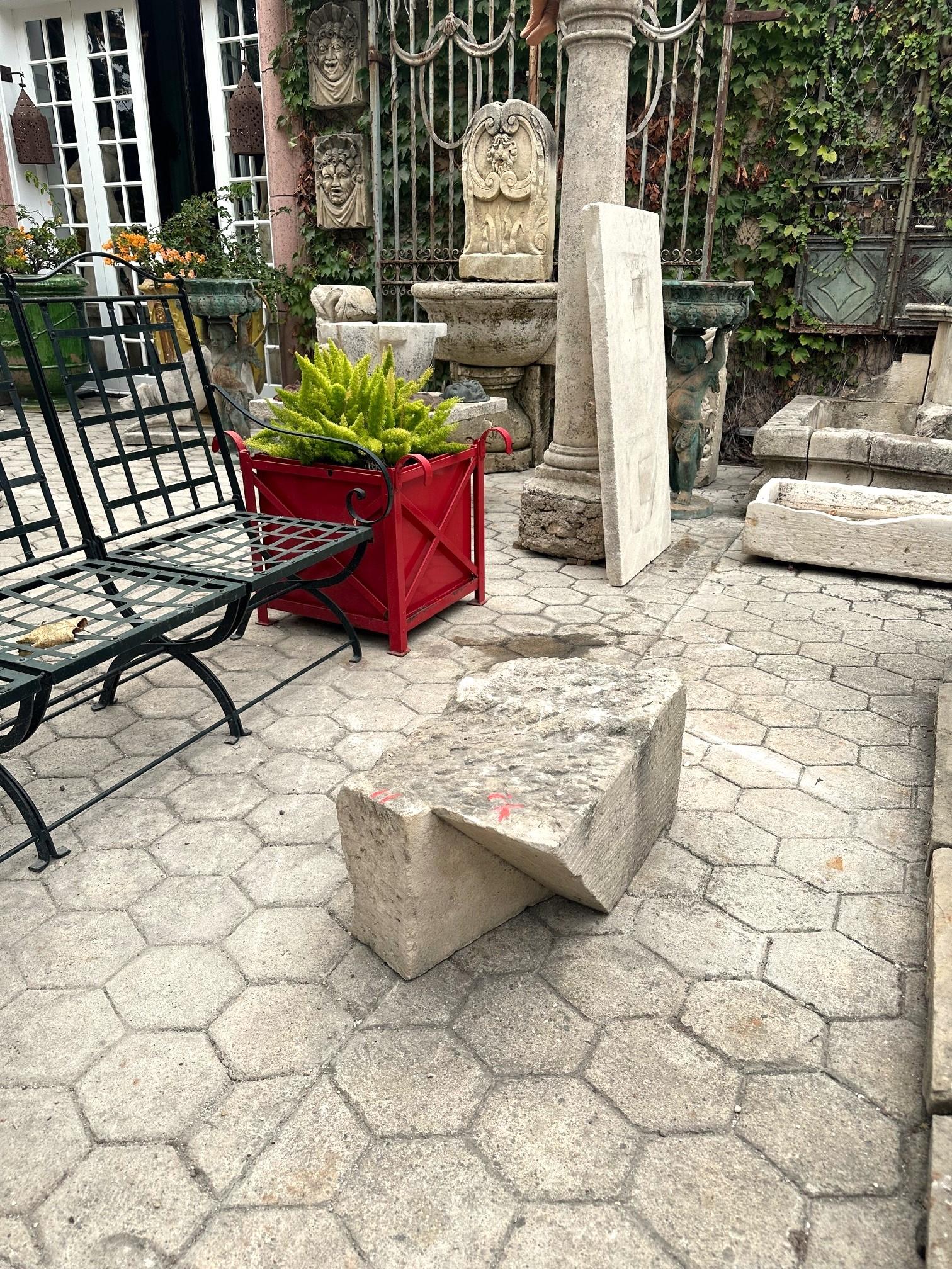 Rustico scolpito a mano in pietra Giardino caffè Fattoria patio tavolo esterno interno Antico 11
