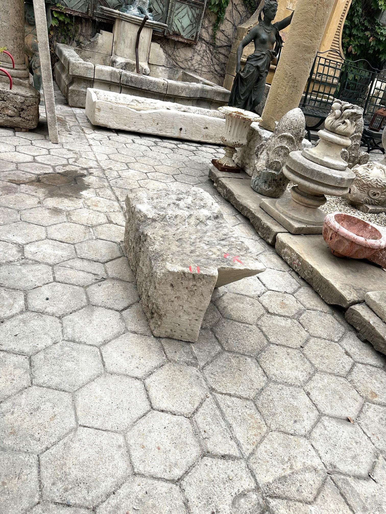 Rustico scolpito a mano in pietra Giardino caffè Fattoria patio tavolo esterno interno Antico 12
