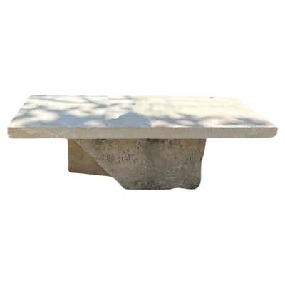 Large Carved Stone Antique Garden Outdoor Indoor Coffee Table Farm ...