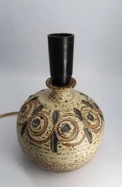 Danish Ting Keramik Modern Ceramic Lamp, 1970s