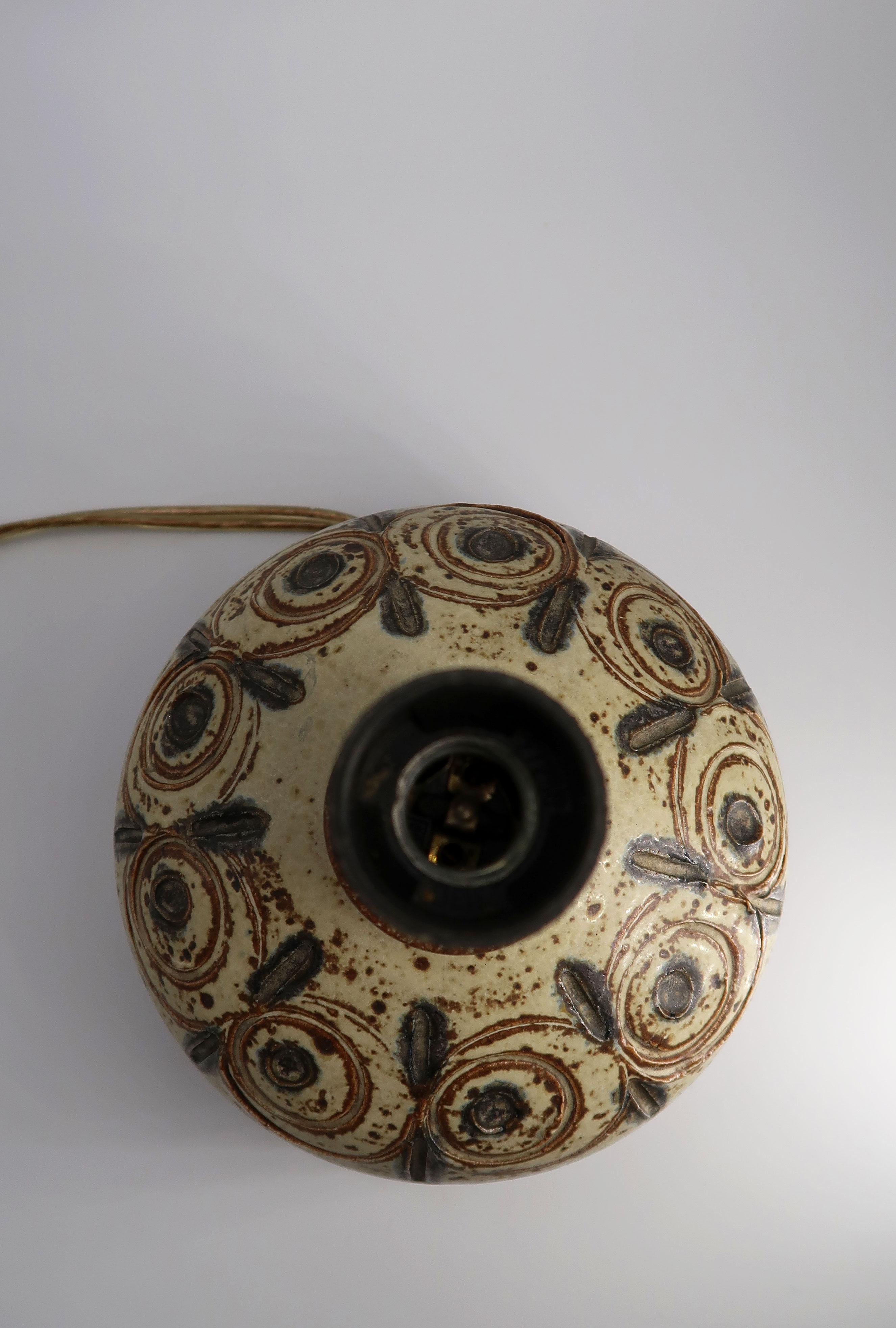 Danois Lampe danoise moderne Ting Keramik en céramique, 1970 en vente