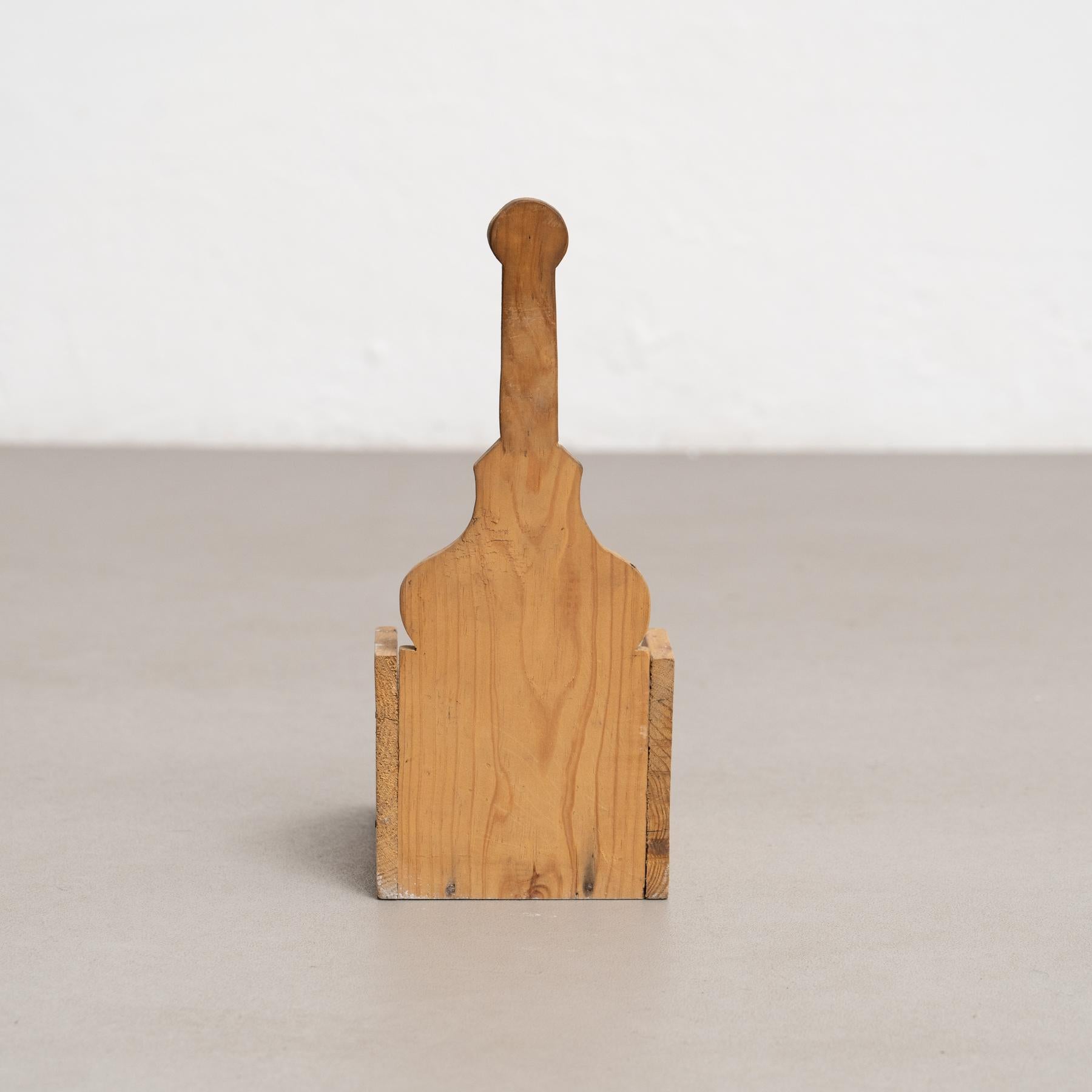 Bois Pelle à poussière rustique - Artisanat français traditionnel du 20ème siècle en vente