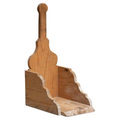 Rustic Hand Dustpan - Traditional French Craftsmanship from the 20th Century