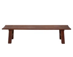 Rustic Hand Made Wood Benches 70" length each