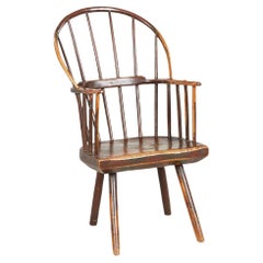 Rustikaler Hoop Back Welsh Windsor Sessel