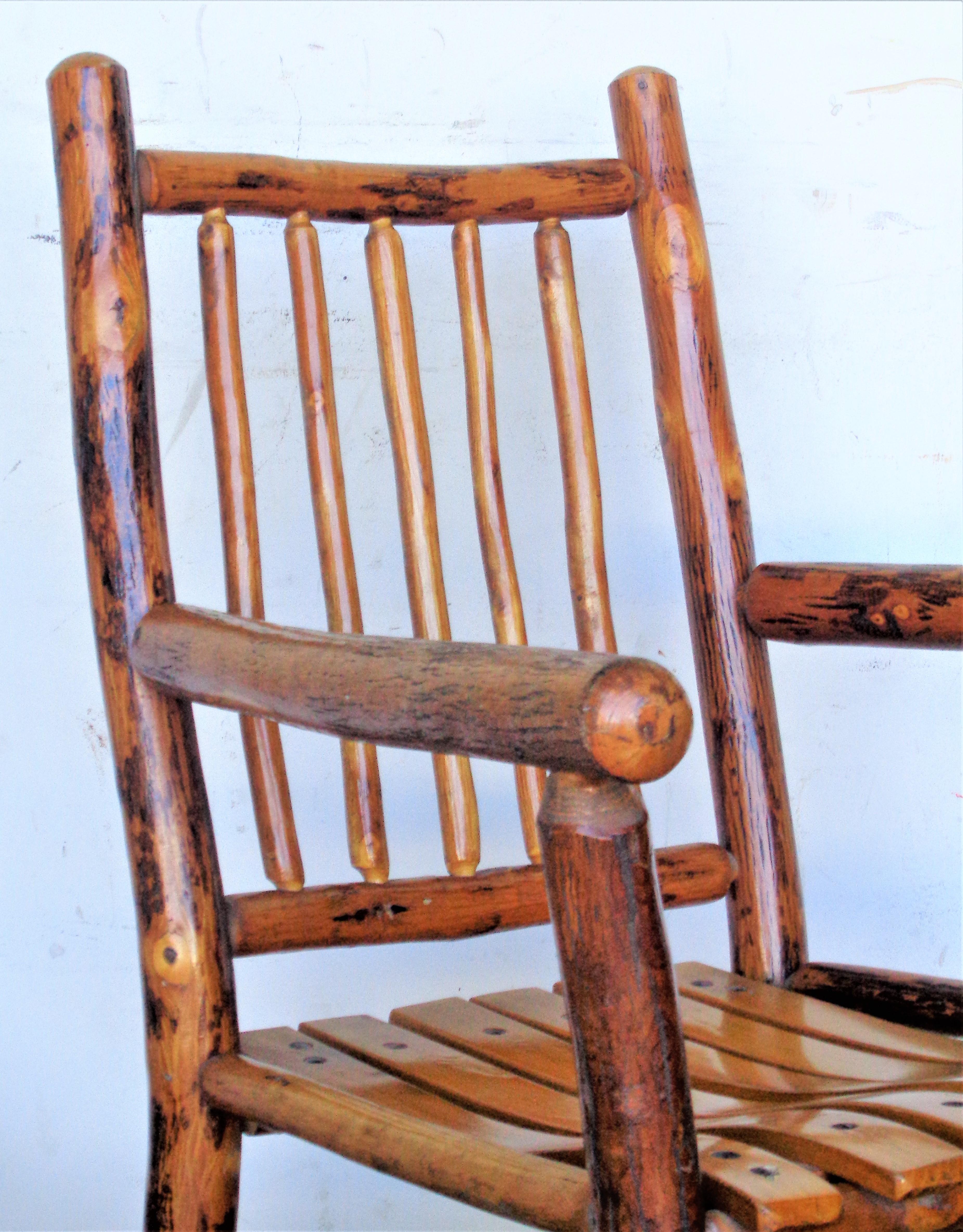 Rustic  Old Hickory Armchair, 1930 -1940